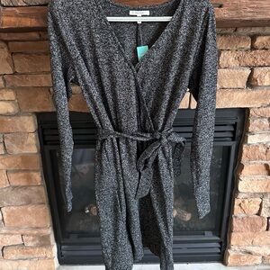 Elegant Gray Women's Dress